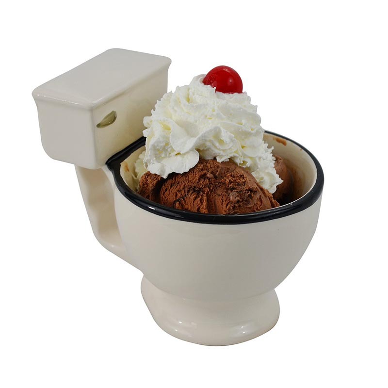 Creative Toilet Mug Ceramic Coffee Mugs with Handgrip. - mugswithamessage