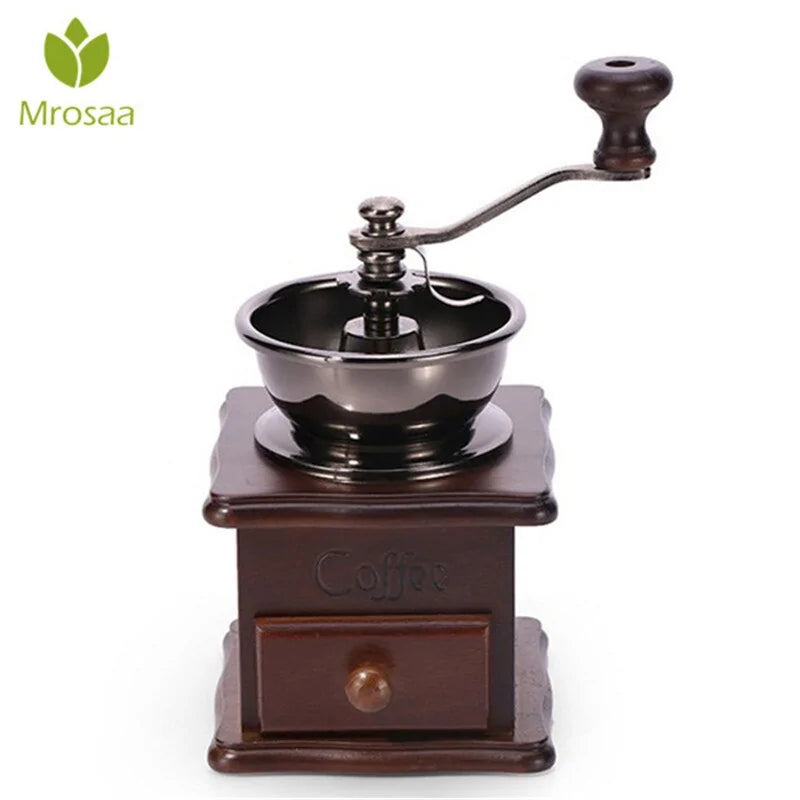 Wooden Manual Coffee Grinder - mugswithamessage