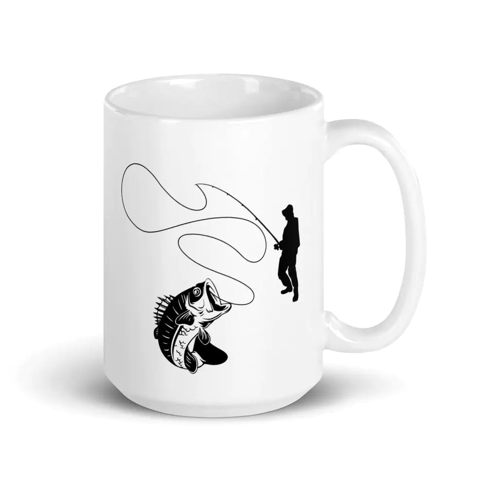 Fishing Lines Coffee Mug - mugswithamessage