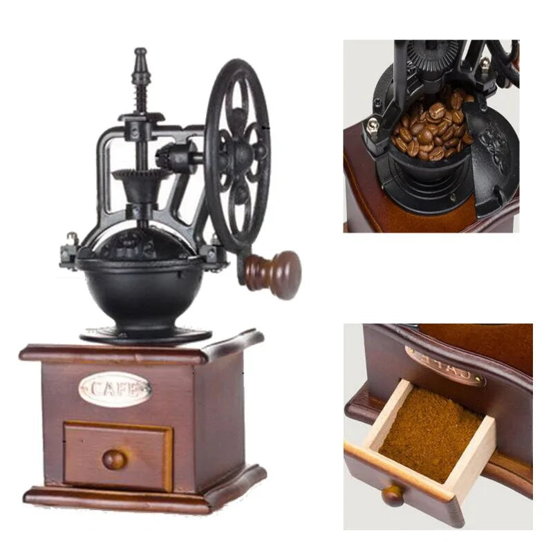 Wooden Manual Coffee Grinder - mugswithamessage