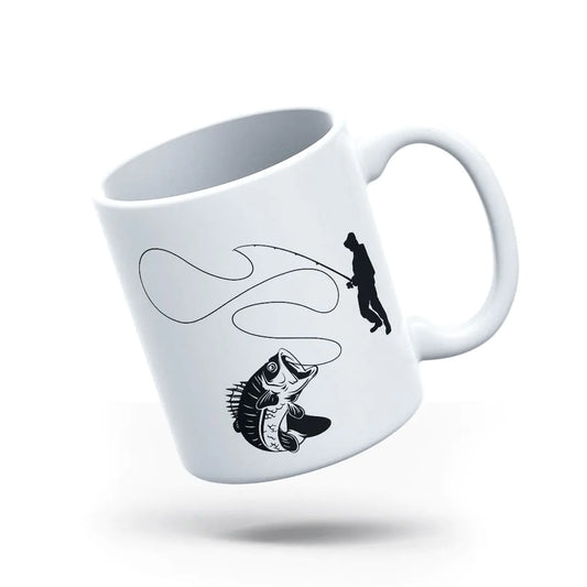 Fishing Lines Coffee Mug - mugswithamessage