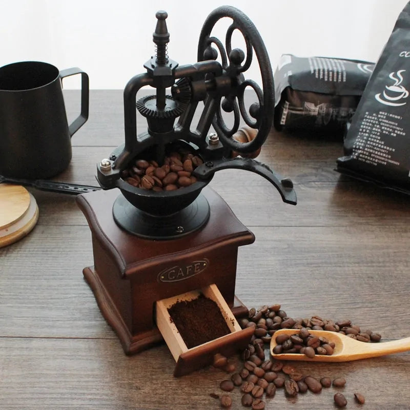 Wooden Manual Coffee Grinder - mugswithamessage