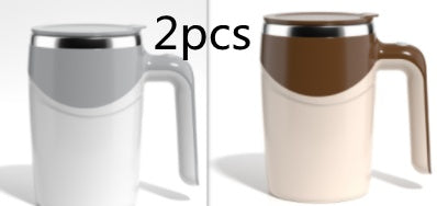 Automatic Stirring Coffee Cup  removable Magnetic stirring center for cleaning USB charging - mugswithamessage